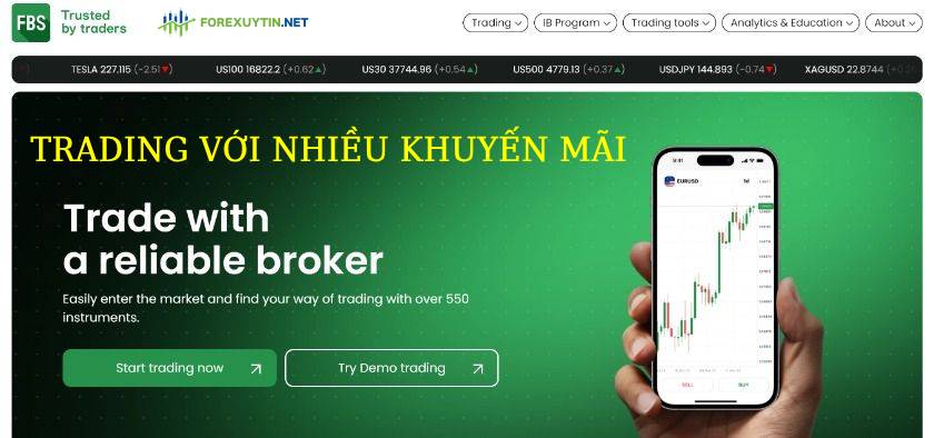 Nhiều chương trình khuyến mãi tại fbs